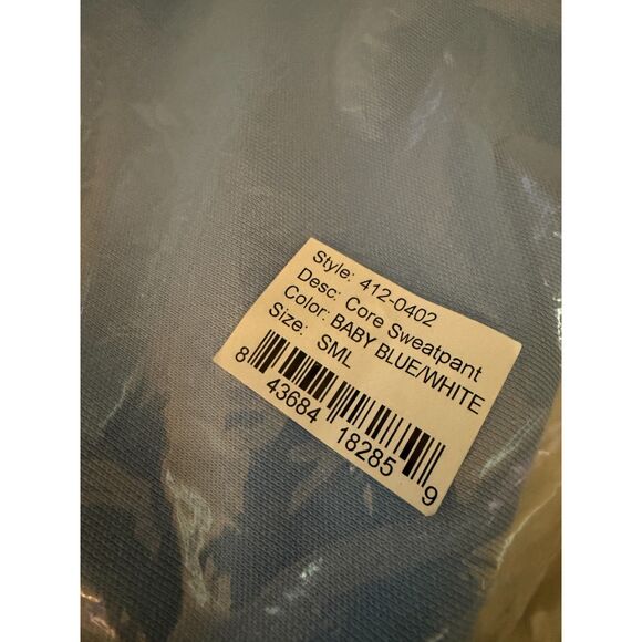 NWT ROKIT Core Sweatpants in Baby Blue size S - Picture 9 of 9